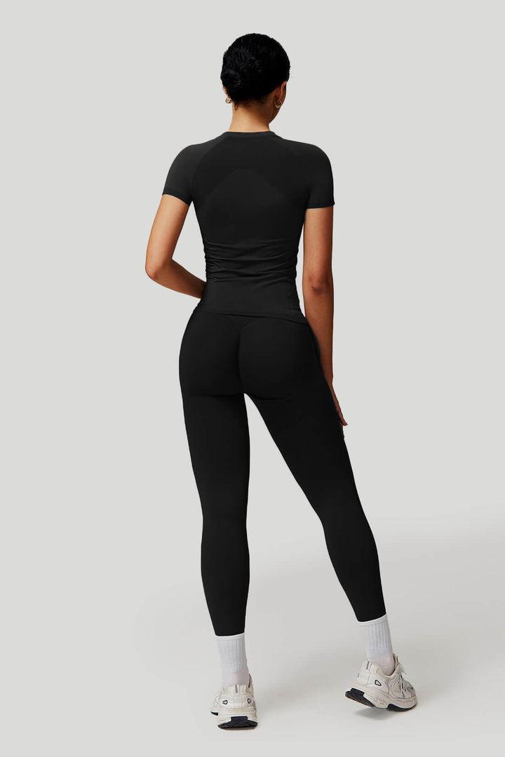 Quick Dry Short Sleeves Fitness Set