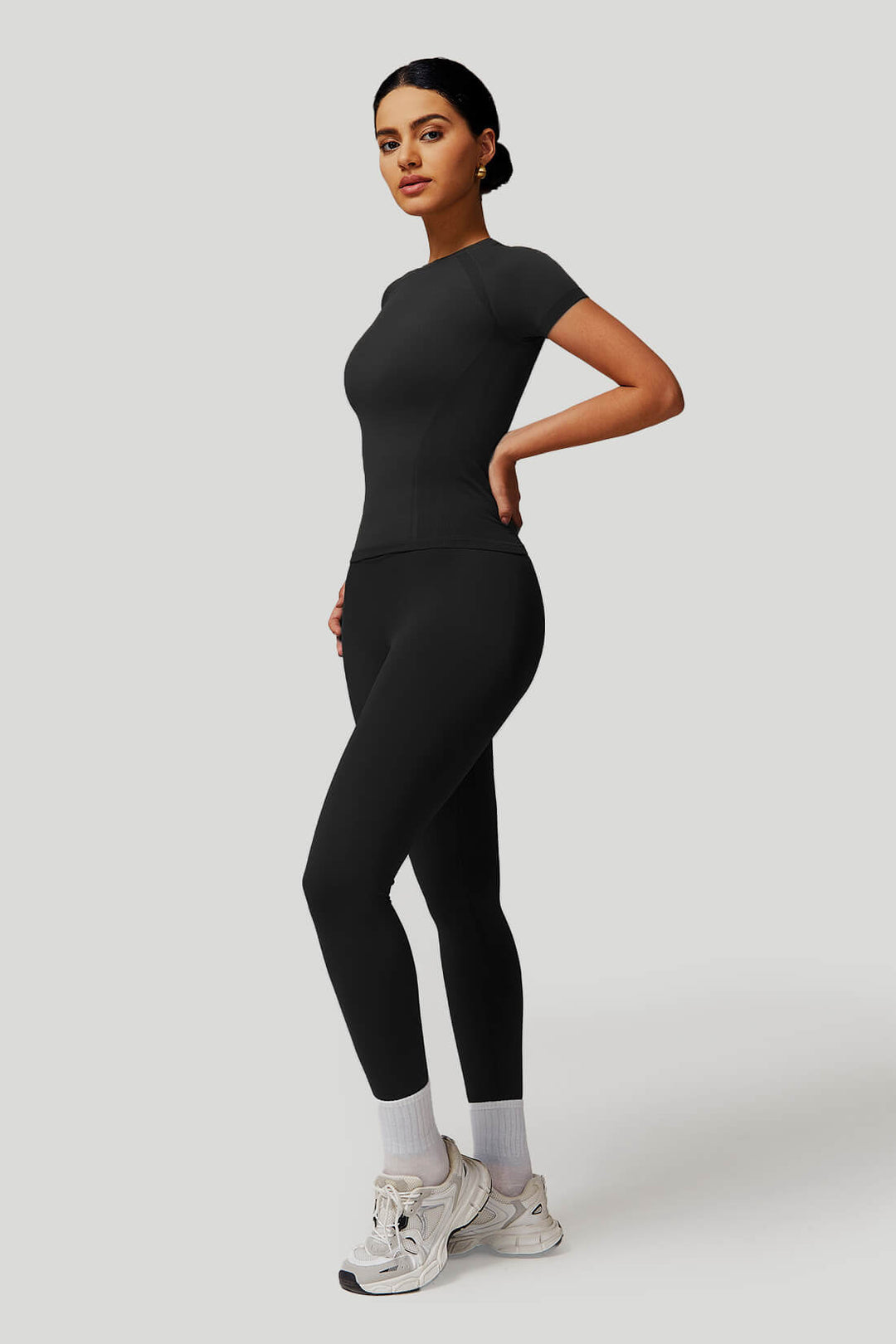 Quick Dry Short Sleeves Fitness Set